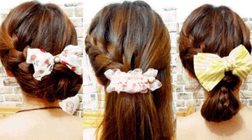 甜妞变女神!<em>韩式</em>编发巧变盘发